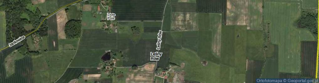 Zdjęcie satelitarne Leśny Rów ul.